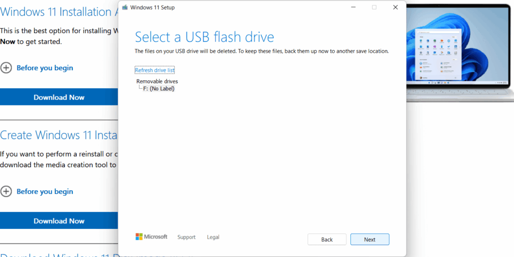 Create Windows 11 Bootable USB