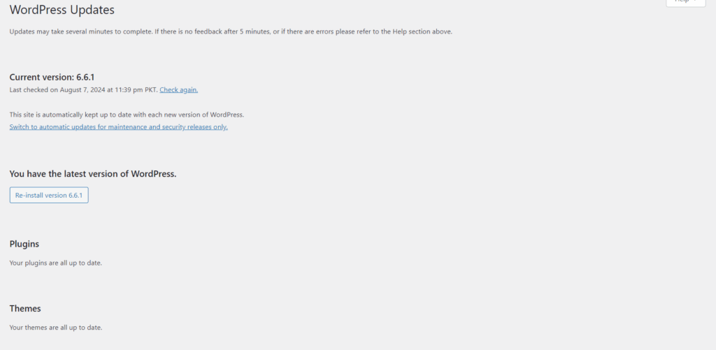 Keep WordPress, Themes, and Plugins Up to Date