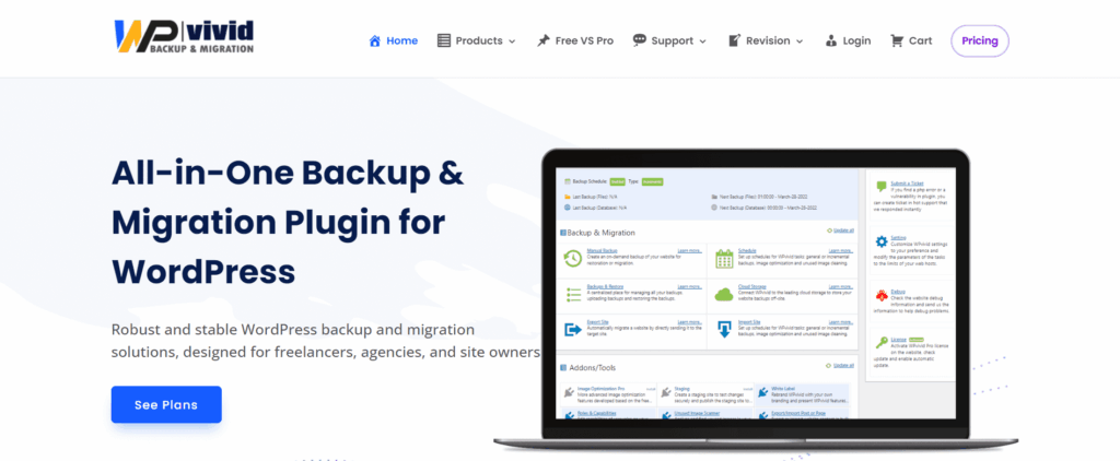 WPvivid Backup