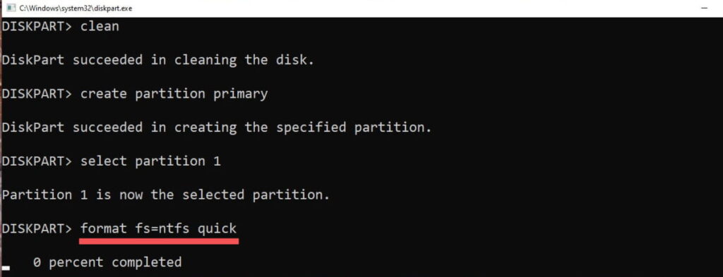 Create Bootable USB with CMD